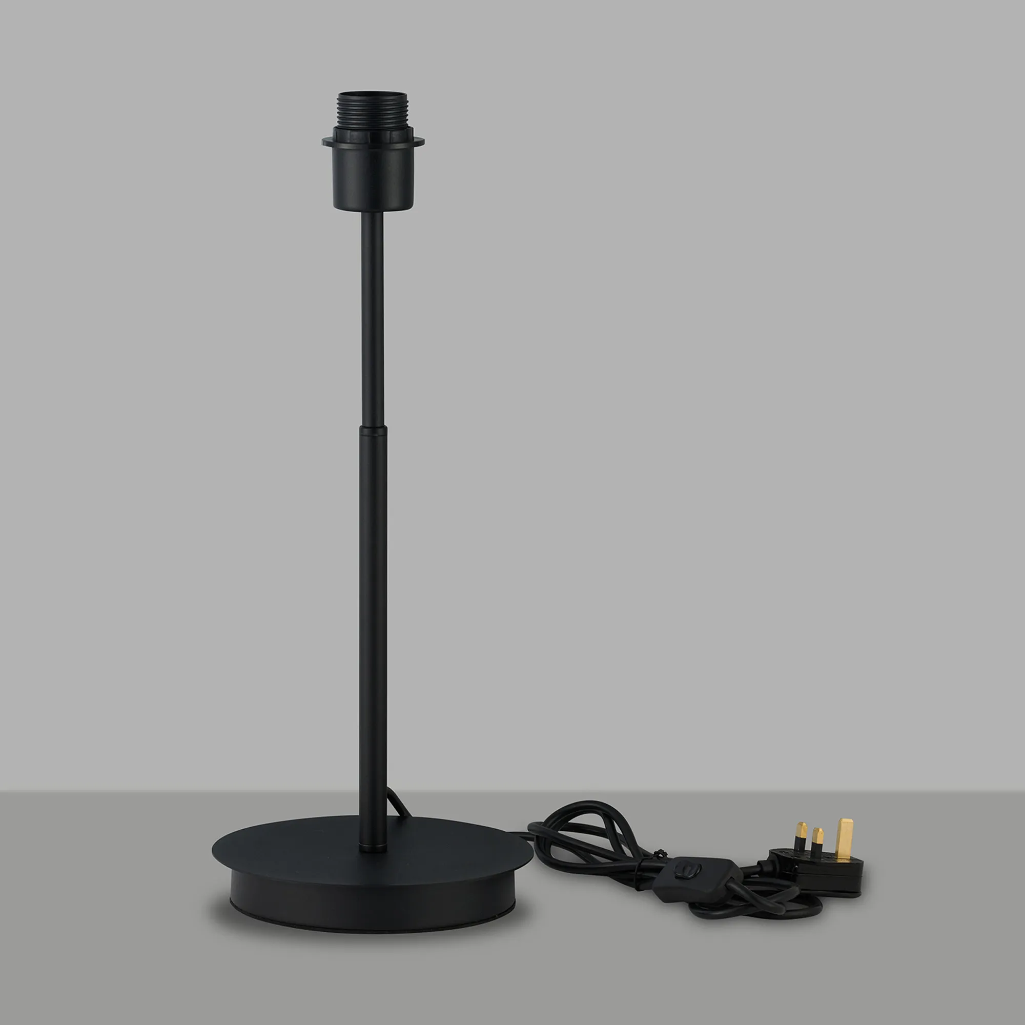 Carrie Satin Black Table Lamps Deco Base Only Lamps